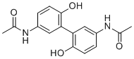 structure of CAS# 98966-14-4, n,n'-(6,6'-Dihydroxybiphenyl-3,3'-diyl)diacetamide