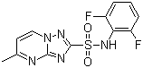 structure of CAS# 98967-40-9, Flumetsulam