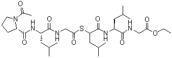 CAS 登录号：98992-65-5, N-[N-[2-[[N-[N-(1-乙酰基-L-脯氨酰)-L-亮氨酰]甘氨酰]硫基]-4-甲基-1-氧代戊基]-L-亮氨酰]甘氨酸乙酯
