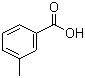 间甲基苯甲酸分子结构 (CAS 99-04-7)
