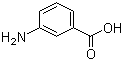 3-氨基苯甲酸分子结构 (CAS 99-05-8)