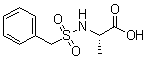 structure of CAS# 99076-56-9, N-[(Phenylmethyl)sulfonyl]-L-alanine