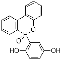 structure of CAS# 99208-50-1, 10-(2,5-Dihydroxyphenyl)-10H-9-oxa-10-phospha-phenantbrene-10-oxide