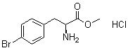 structure of CAS# 99359-32-7, 4-Bromo-L-phenylalanine methyl ester hydrochloride