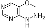 4-Hydrazino-5-methoxypyrimidine molecular structure (CAS 99419-06-4)