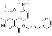 Pranidipine molecular structure (CAS 99522-79-9)
