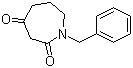 1-苄基-2,4-二氧代六氢氮杂卓分子结构 (CAS 99539-59-0)