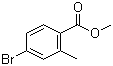4-溴-2-甲基苯甲酸甲酯分子结构 (CAS 99548-55-7)