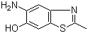 structure of CAS# 99584-08-4, 5-Amino-2-methyl-6-benzothiazolol