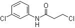 structure of CAS# 99585-98-5, 3-氯-N-(3-氯苯基)丙酰胺