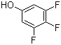 structure of CAS# 99627-05-1, 3,4,5-Trifluorophenol