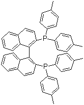 structure of CAS# 99646-28-3, (S)-(-)-2,2'-Bis(di-p-tolylphosphino)-1,1'-binaphthyl