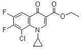 CAS # 99696-21-6, 8-Chloro-1-cyclopropyl-6,7-difluoro-1,4-dihydro-4-oxo-3-quinolinecarboxylic acid ethyl ester