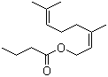 Neryl butyrate molecular structure (CAS 999-40-6)